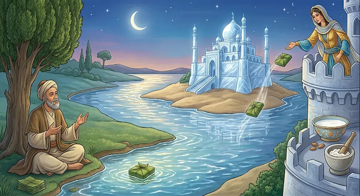 מזון מגן עדן: סיפור עם ערבי