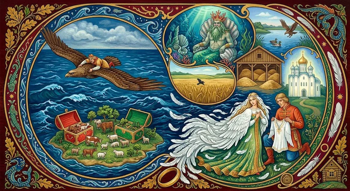 צאר הים ווָסִילִֿיסָה החכמה: סיפור עם רוסי